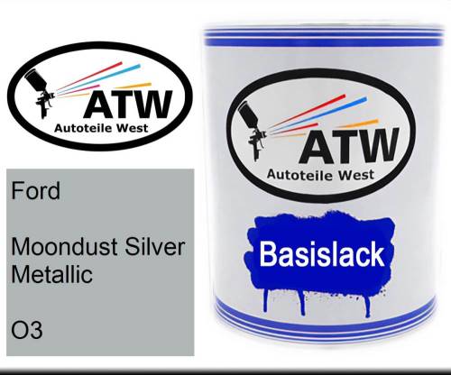 Ford, Moondust Silver Metallic, O3: 1L Lackdose, von ATW Autoteile West.